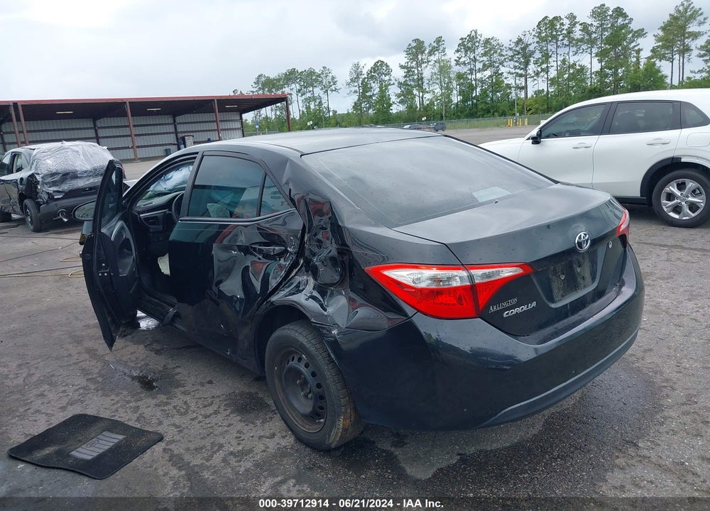 2016 TOYOTA COROLLA L VIN: 2T1BURHE1GC734714
