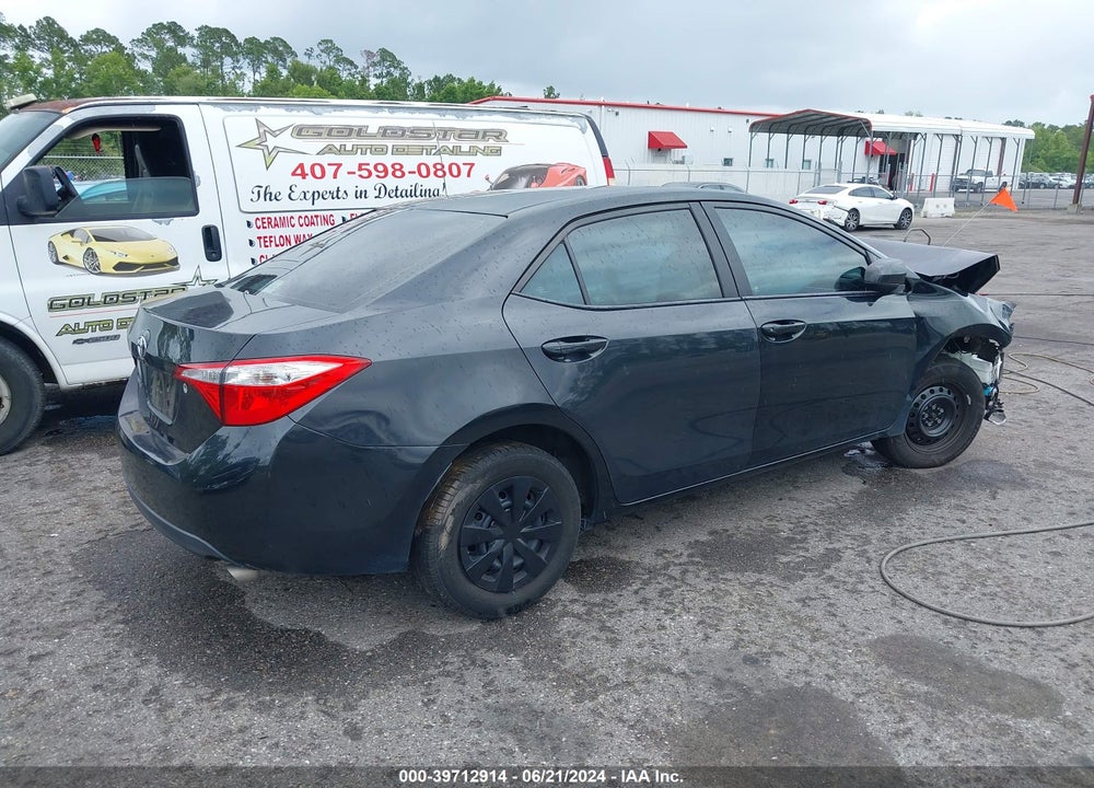 2016 TOYOTA COROLLA L VIN: 2T1BURHE1GC734714