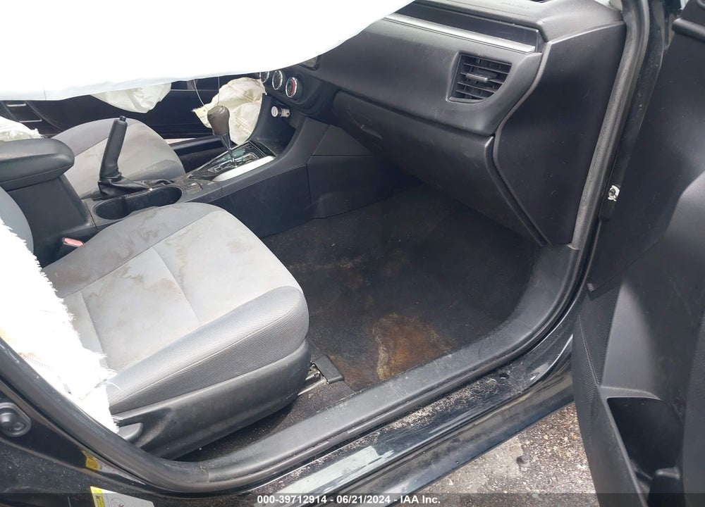 2016 TOYOTA COROLLA L VIN: 2T1BURHE1GC734714