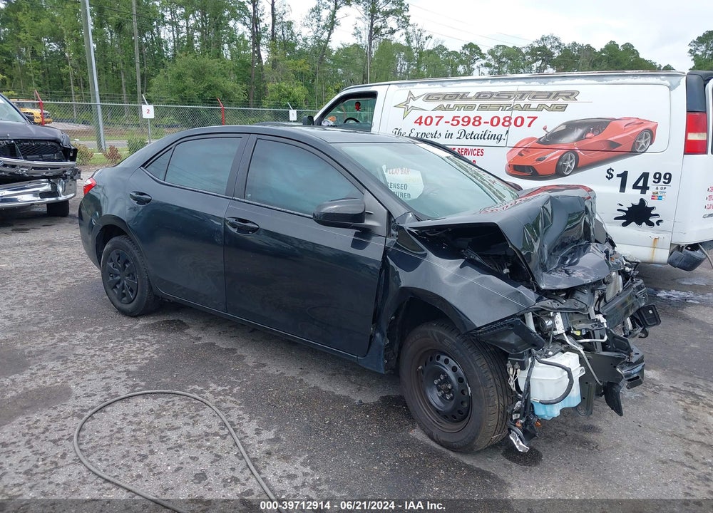 2016 TOYOTA COROLLA L VIN: 2T1BURHE1GC734714