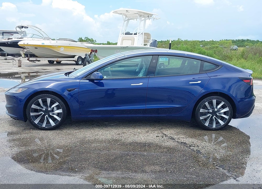 2024 TESLA MODEL 3 REAR-WHEEL DRIVE VIN: 5YJ3E1EA9RF751554