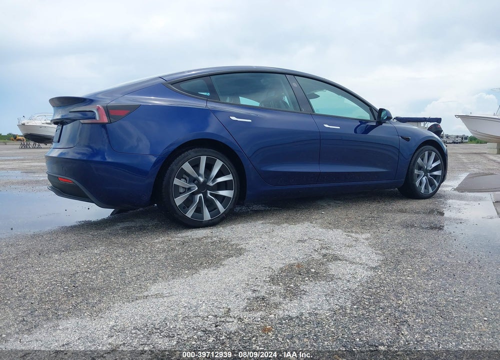 2024 TESLA MODEL 3 REAR-WHEEL DRIVE VIN: 5YJ3E1EA9RF751554