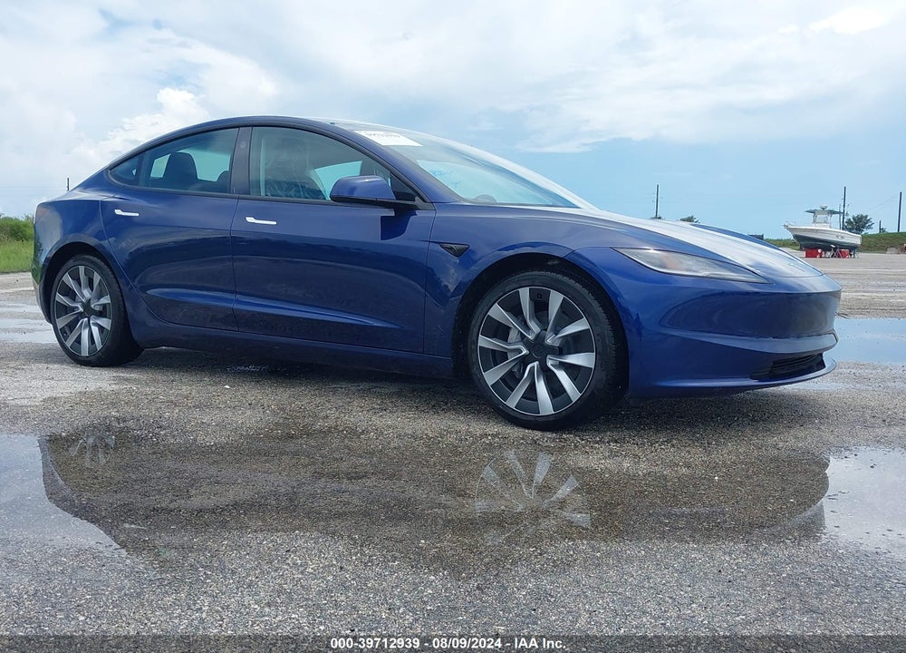 2024 TESLA MODEL 3 REAR-WHEEL DRIVE VIN: 5YJ3E1EA9RF751554