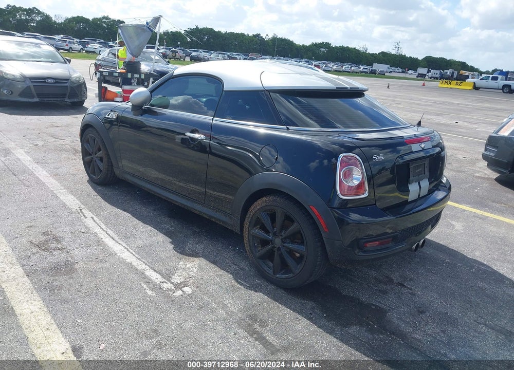 2013 MINI COUPE COOPER S VIN: WMWSX3C59DT466430