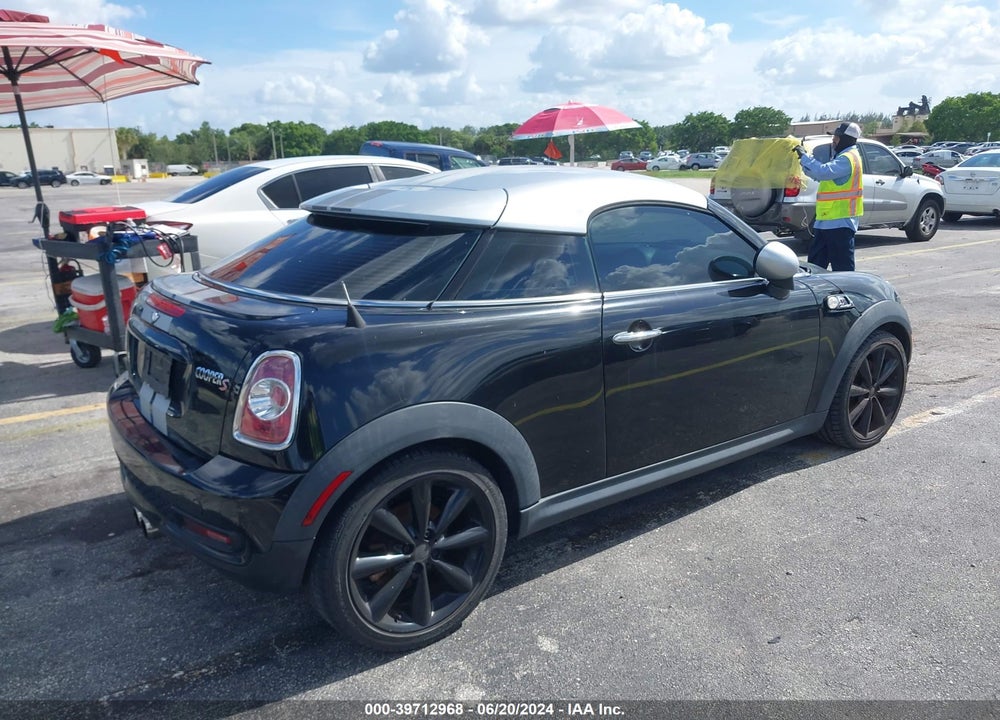 2013 MINI COUPE COOPER S VIN: WMWSX3C59DT466430
