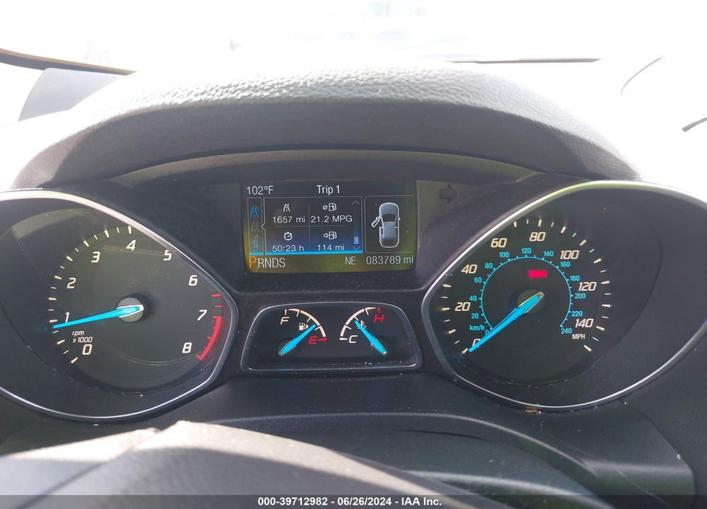 2014 FORD ESCAPE SE VIN: 1FMCU9G9XEUB42331