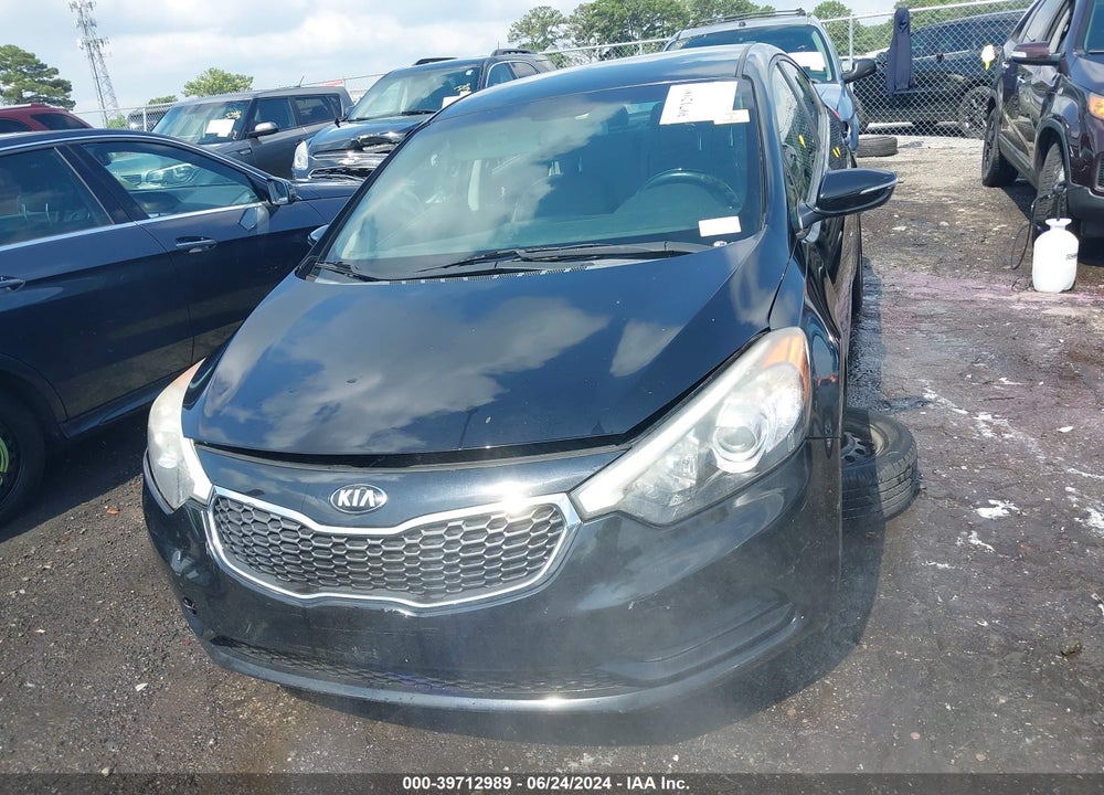 2016 KIA FORTE LX VIN: KNAFX4A67G5550807