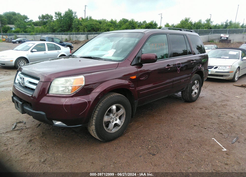 2007 HONDA PILOT EX-L VIN: 2HKYF18527H533066