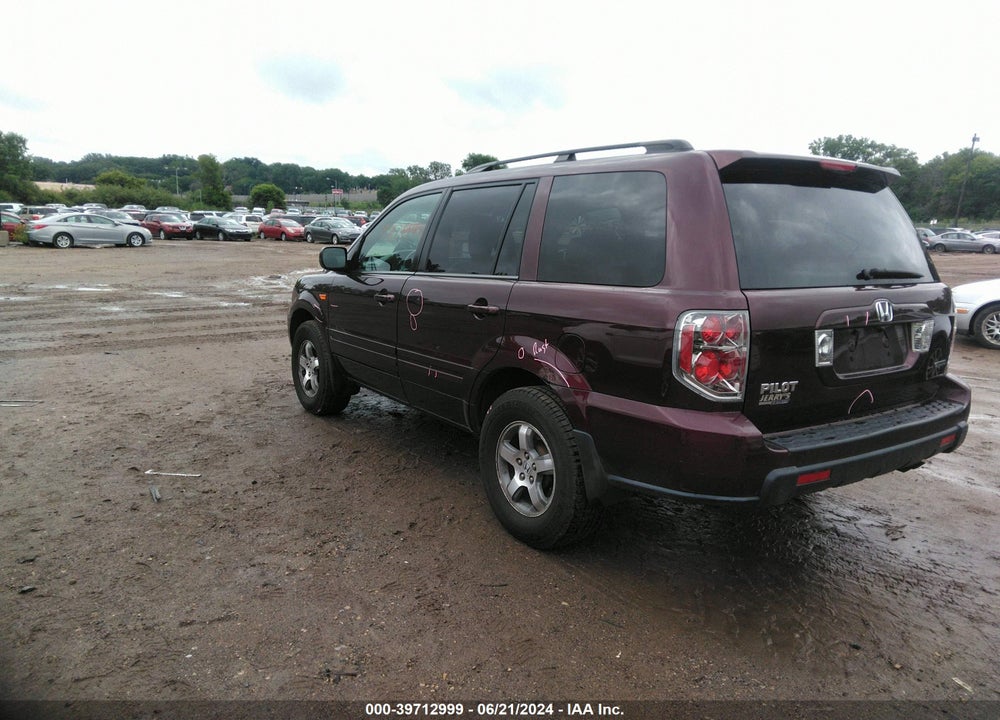 2007 HONDA PILOT EX-L VIN: 2HKYF18527H533066