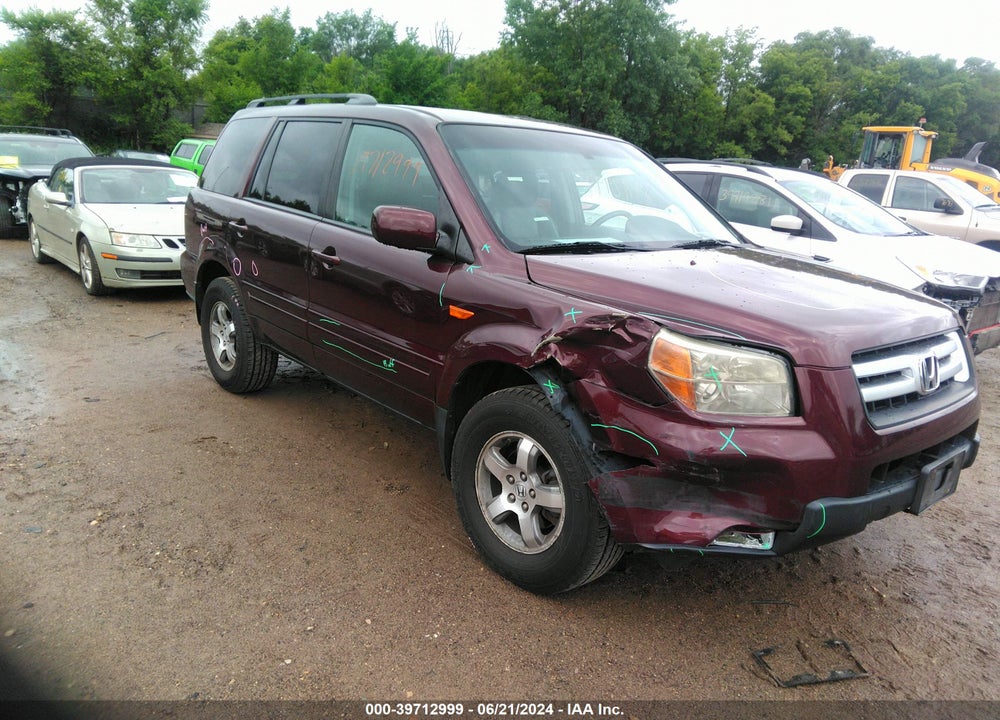 2007 HONDA PILOT EX-L VIN: 2HKYF18527H533066