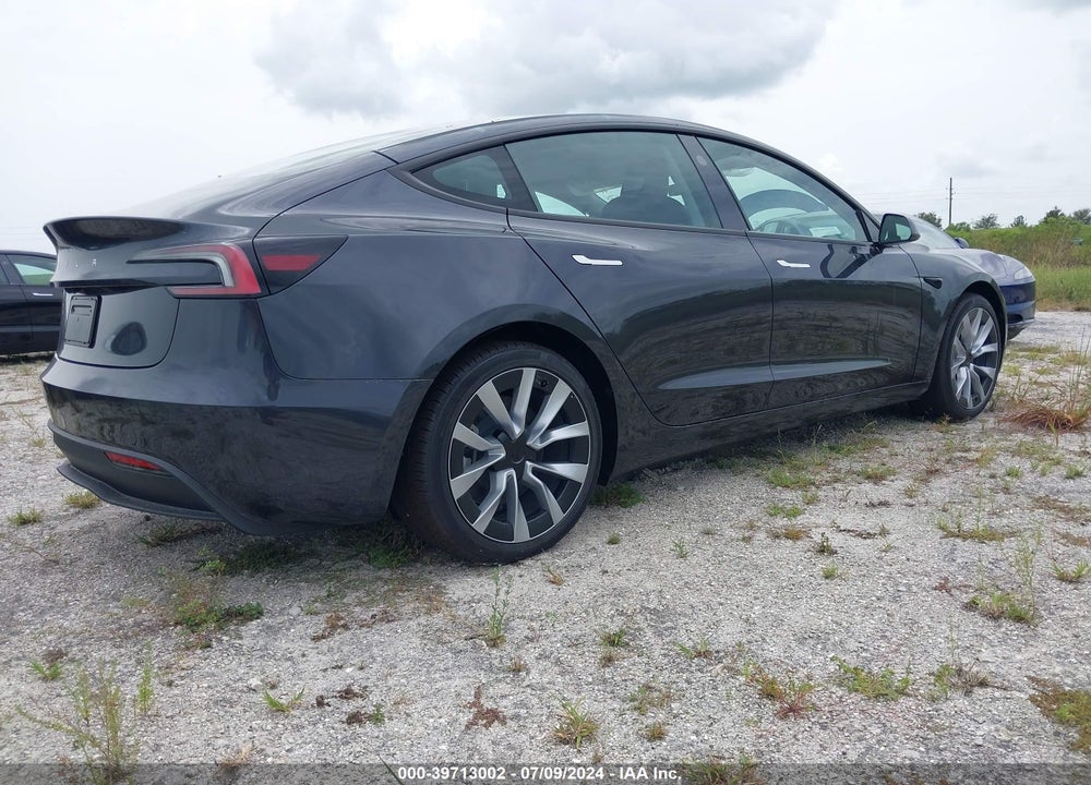 2024 TESLA MODEL 3 REAR-WHEEL DRIVE VIN: 5YJ3E1EA9RF752400