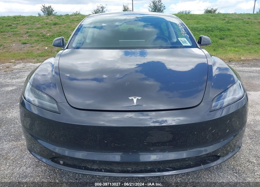 2024 TESLA MODEL 3 REAR-WHEEL DRIVE VIN: 5YJ3E1EAXRF751319