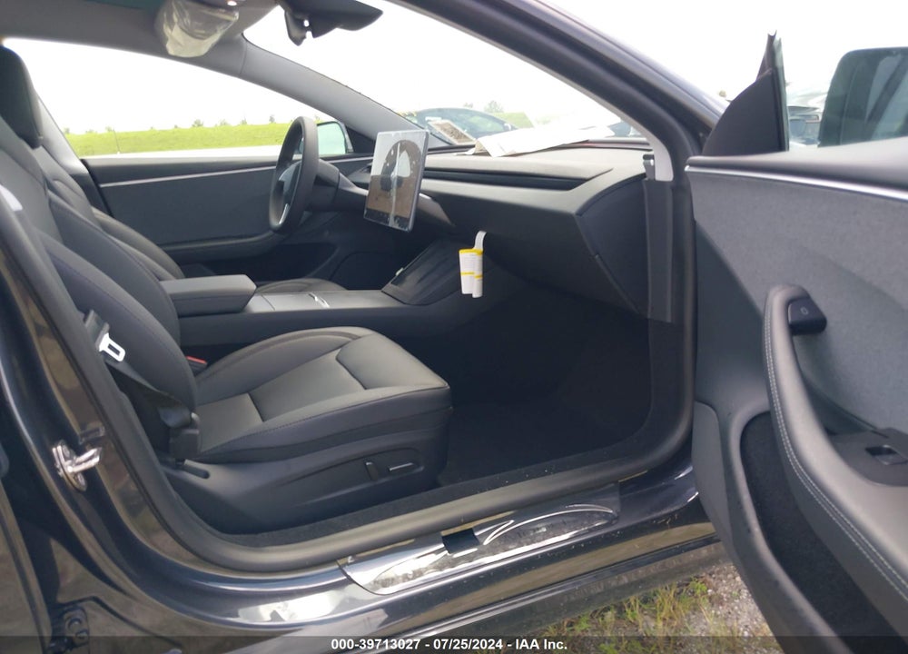 2024 TESLA MODEL 3 REAR-WHEEL DRIVE VIN: 5YJ3E1EAXRF751319