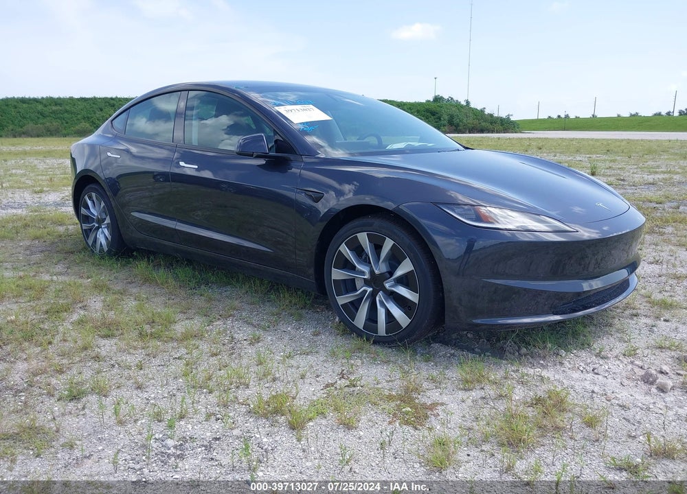 2024 TESLA MODEL 3 REAR-WHEEL DRIVE VIN: 5YJ3E1EAXRF751319
