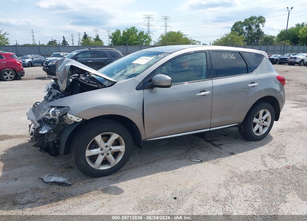 2010 NISSAN MURANO S VIN: JN8AZ1MWXAW101628