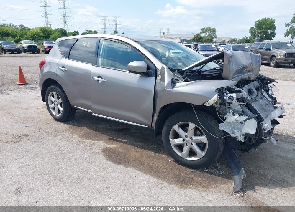 2010 NISSAN MURANO S VIN: JN8AZ1MWXAW101628