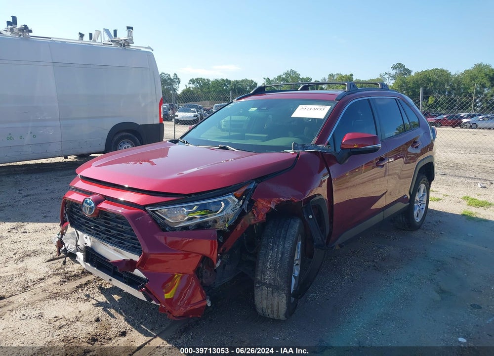 2021 TOYOTA RAV4 HYBRID XLE VIN: JTMRWRFV6MD118775