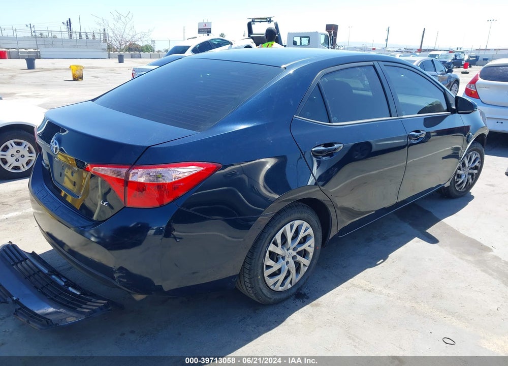 2019 TOYOTA COROLLA LE VIN: 5YFBURHE9KP904293