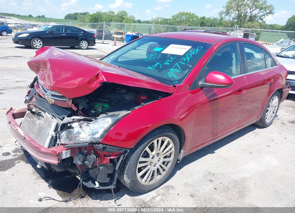2012 CHEVROLET CRUZE ECO VIN: 1G1PJ5SC3C7201427