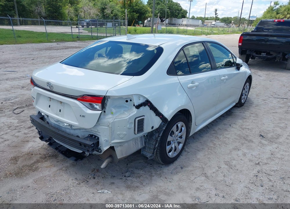 2021 TOYOTA COROLLA LE VIN: JTDEPMAE4MJ124484