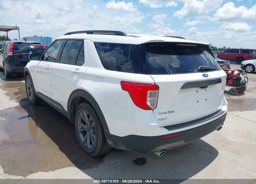 2022 FORD EXPLORER XLT VIN: 1FMSK7DH9NGA21404