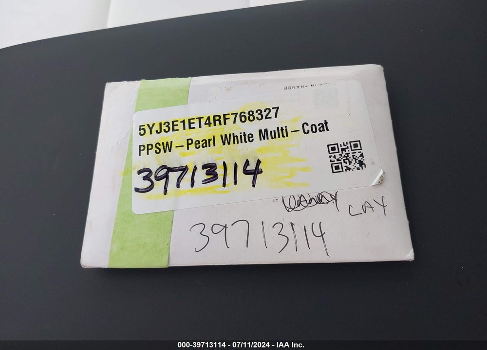 2024 TESLA MODEL 3 VIN: 5YJ3E1ET4RF768327