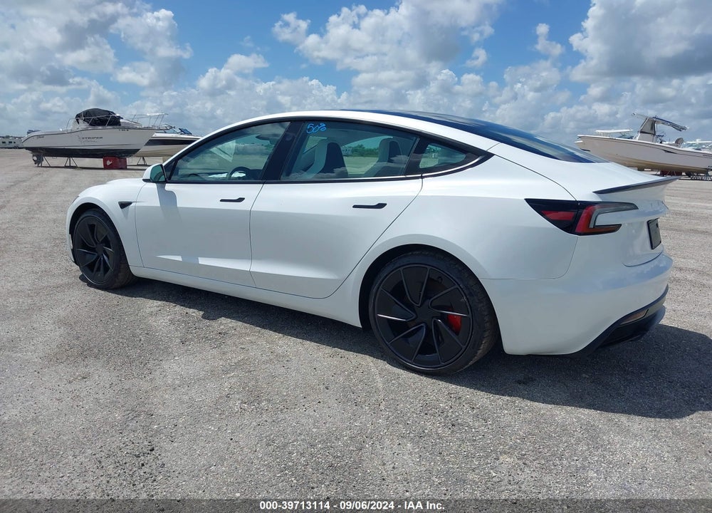 2024 TESLA MODEL 3 VIN: 5YJ3E1ET4RF768327