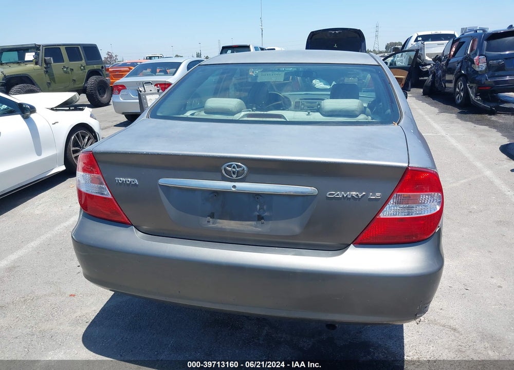 2003 TOYOTA CAMRY LE VIN: 4T1BE32K73U725906