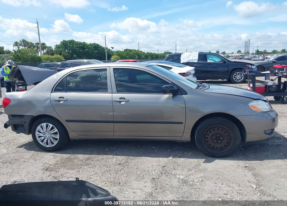 2008 TOYOTA COROLLA CE VIN: 2T1BR32E58C892868