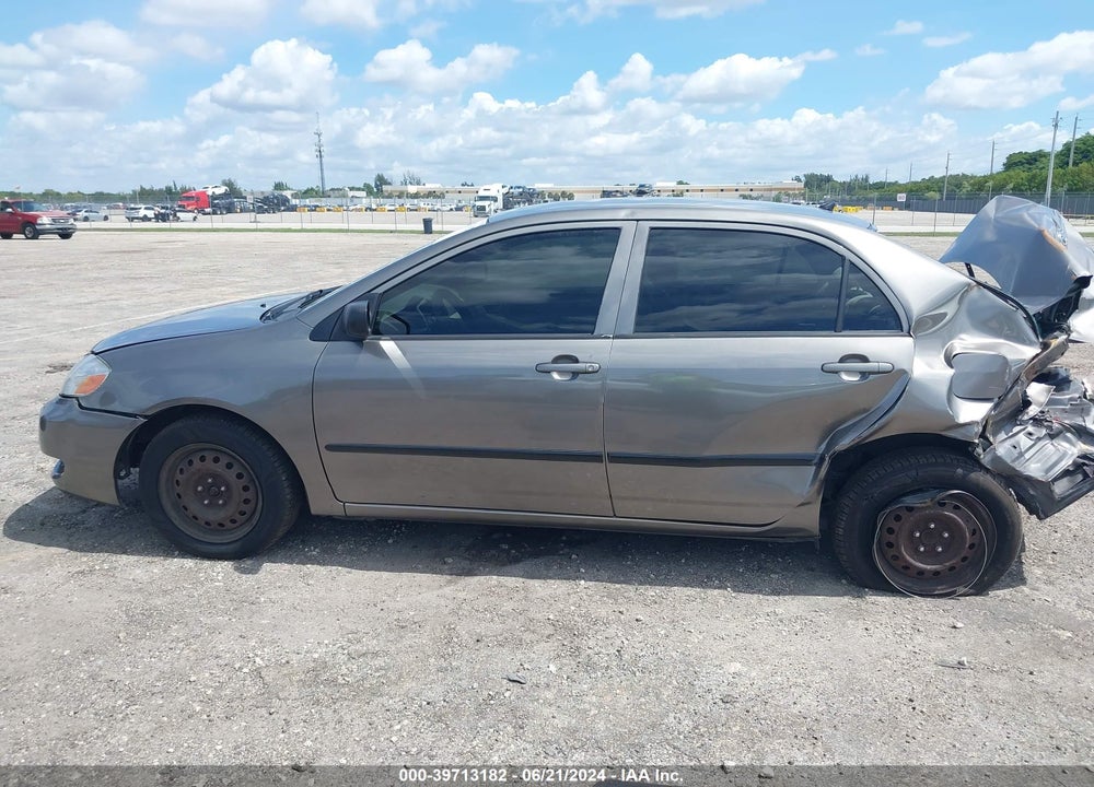 2008 TOYOTA COROLLA CE VIN: 2T1BR32E58C892868