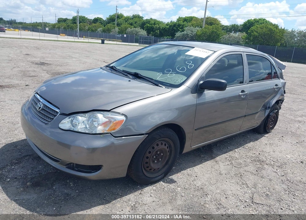 2008 TOYOTA COROLLA CE VIN: 2T1BR32E58C892868