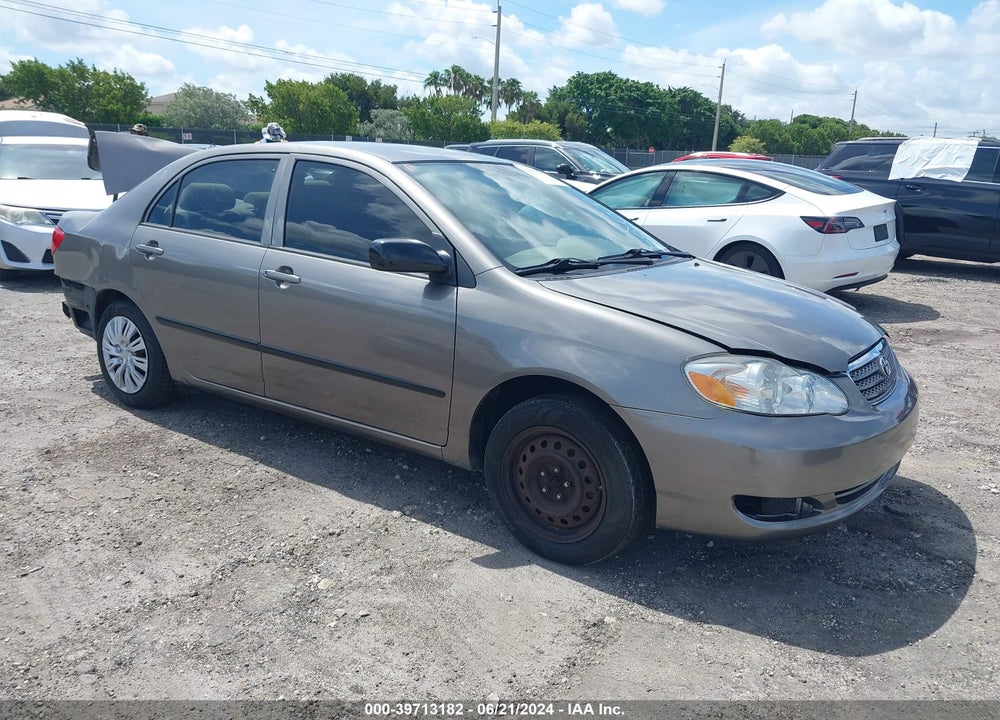 2008 TOYOTA COROLLA CE VIN: 2T1BR32E58C892868
