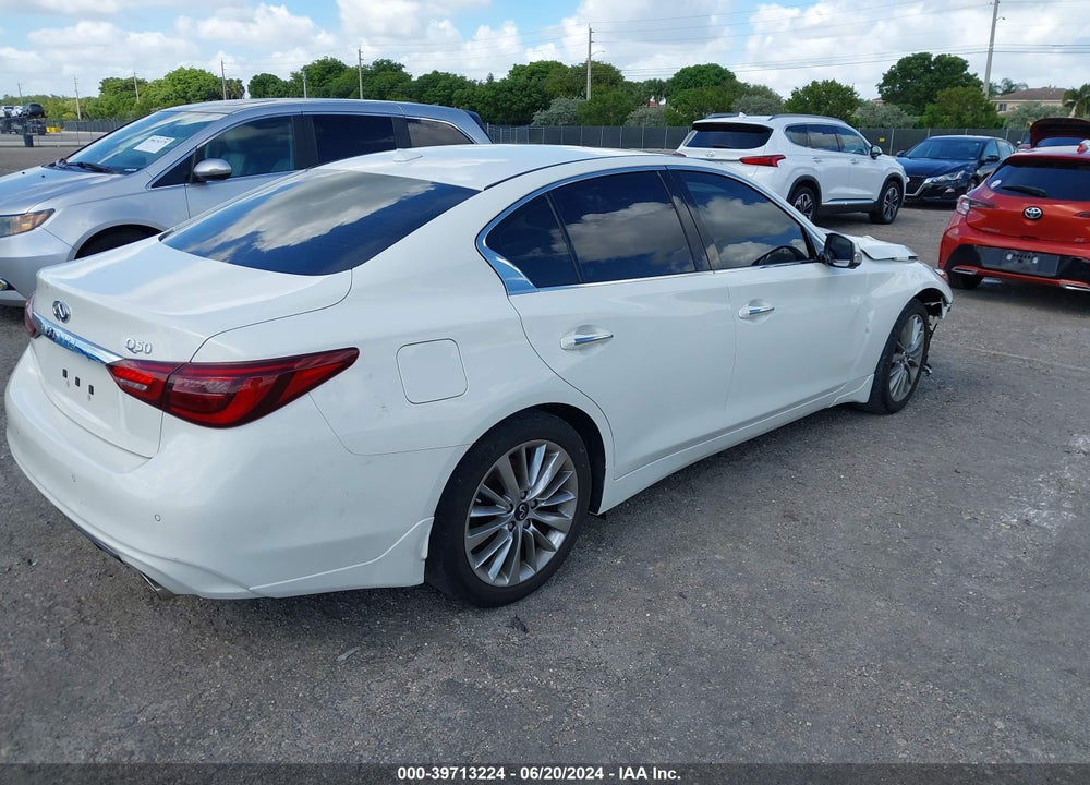 2021 INFINITI Q50 LUXE VIN: JN1EV7BP9MM700837
