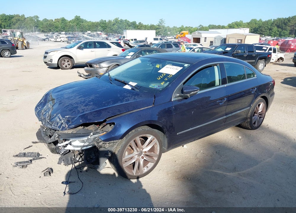 2013 VOLKSWAGEN CC 2.0T LUX VIN: WVWRP7AN3DE511023