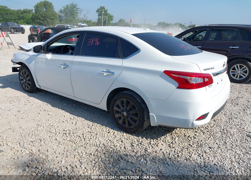 2017 NISSAN SENTRA SV VIN: 3N1AB7AP8HY298403