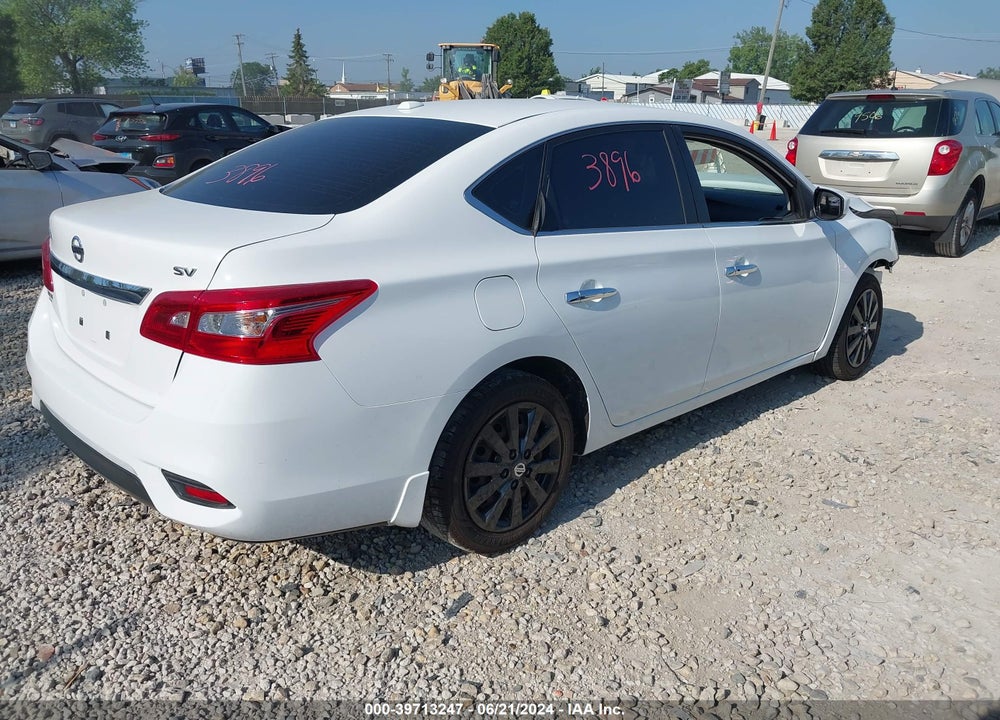 2017 NISSAN SENTRA SV VIN: 3N1AB7AP8HY298403