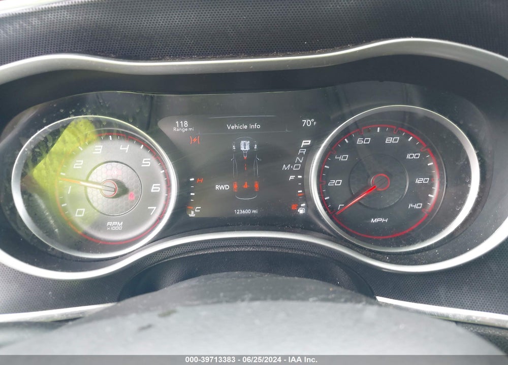 2016 DODGE CHARGER SXT VIN: 2C3CDXJG3GH189131