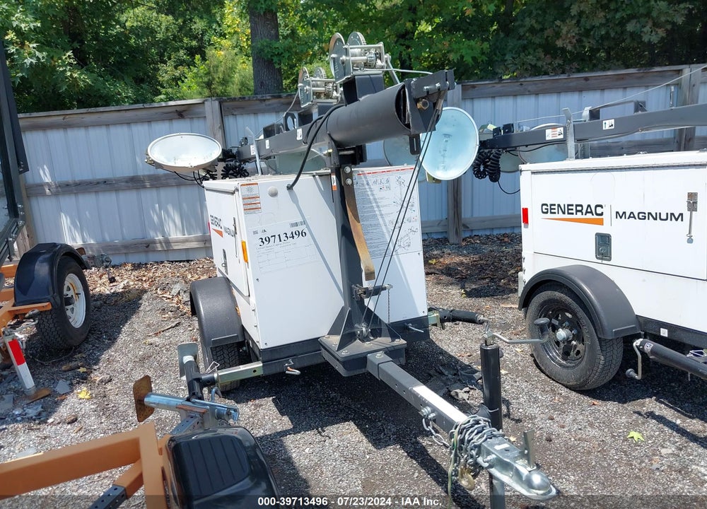 2017 GENERAC MAGNUM MLT3060K LIGHT TOWER VIN: 7FSBL1415HB295751