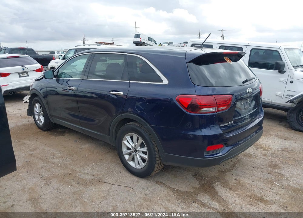 2020 KIA SORENTO 3.3L LX VIN: 5XYPG4A54LG631442