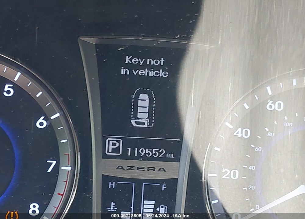 2014 HYUNDAI AZERA VIN: KMHFG4JG6EA396019