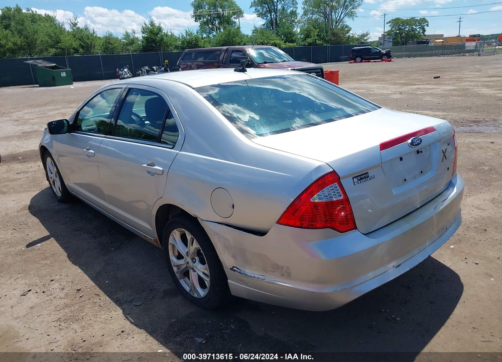 2012 FORD FUSION SE VIN: 3FAHP0HAXCR319413