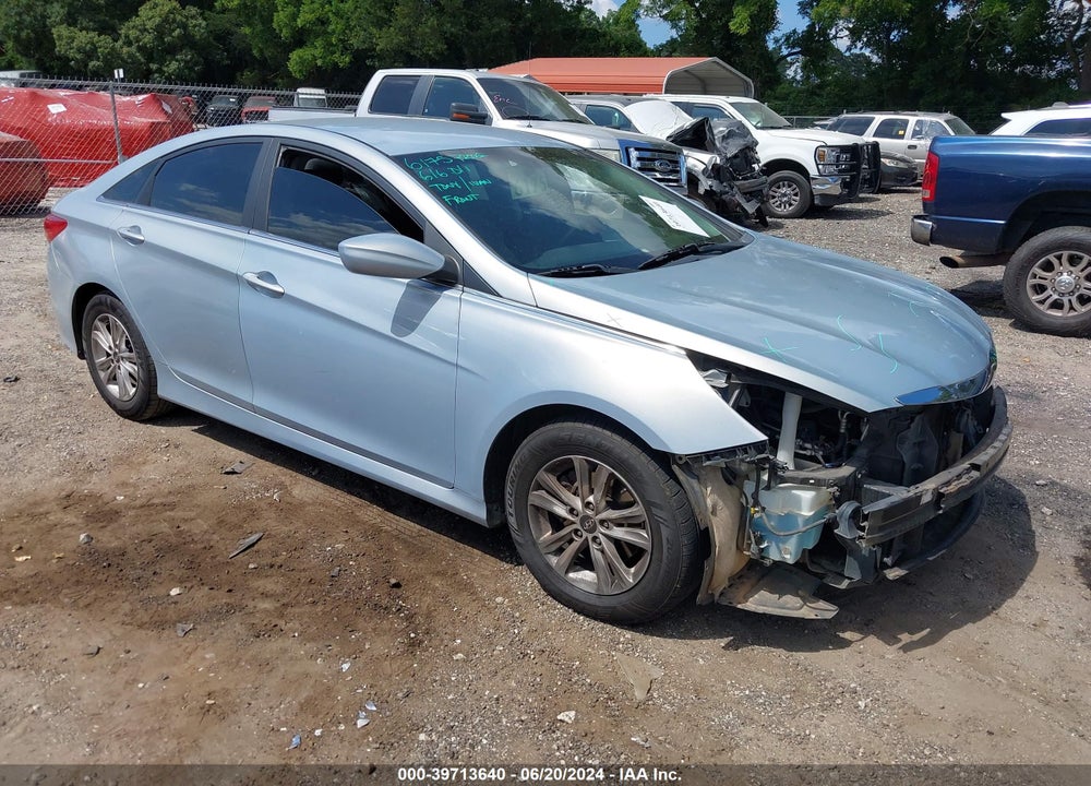 2014 HYUNDAI SONATA GLS VIN: 5NPEB4AC7EH929144