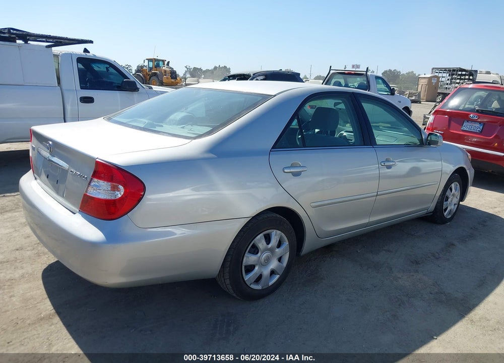 2004 TOYOTA CAMRY LE VIN: 4T1BE32K04U854040