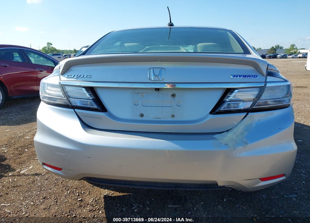 2013 HONDA CIVIC HYBRID VIN: 19XFB4F20DE000842