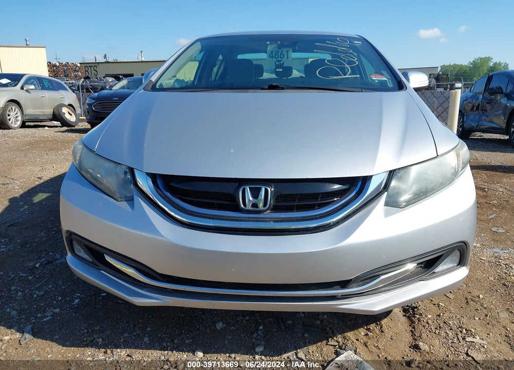 2013 HONDA CIVIC HYBRID VIN: 19XFB4F20DE000842