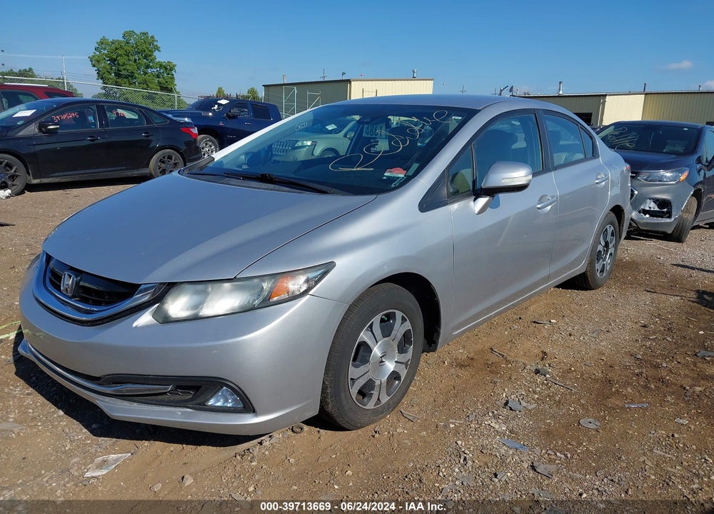 2013 HONDA CIVIC HYBRID VIN: 19XFB4F20DE000842