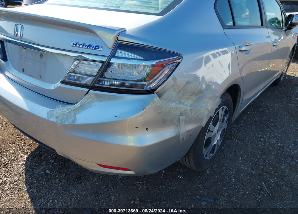 2013 HONDA CIVIC HYBRID VIN: 19XFB4F20DE000842