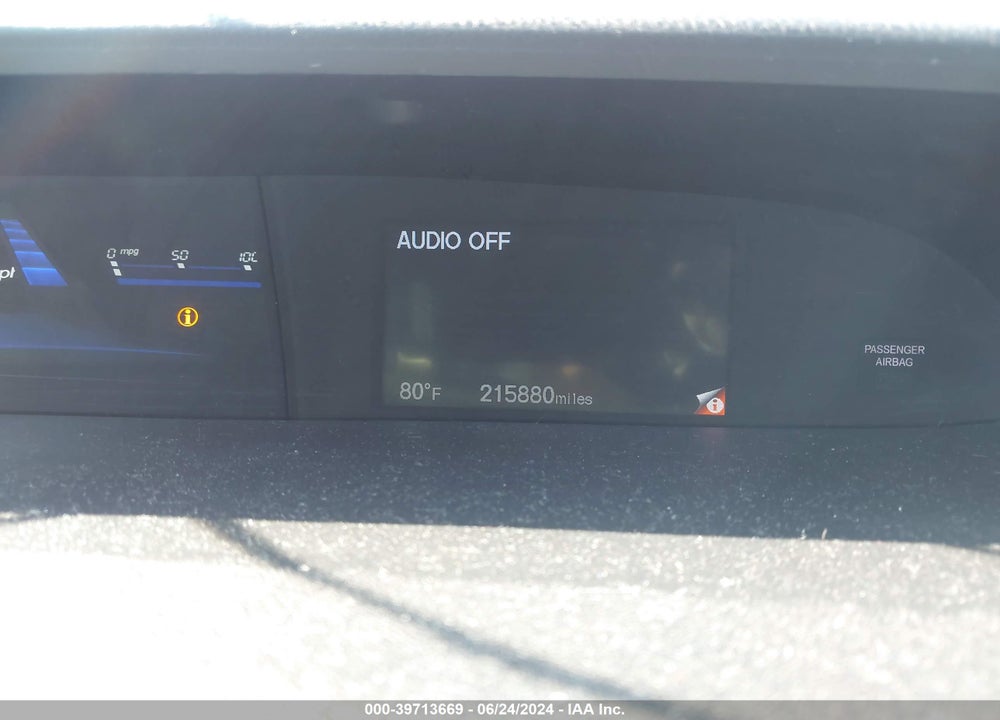 2013 HONDA CIVIC HYBRID VIN: 19XFB4F20DE000842