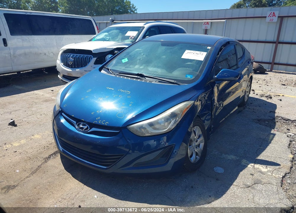 2016 HYUNDAI ELANTRA SE VIN: KMHDH4AE4GU517490