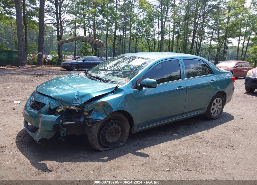 2009 TOYOTA COROLLA LE VIN: JTDBL40E799040295